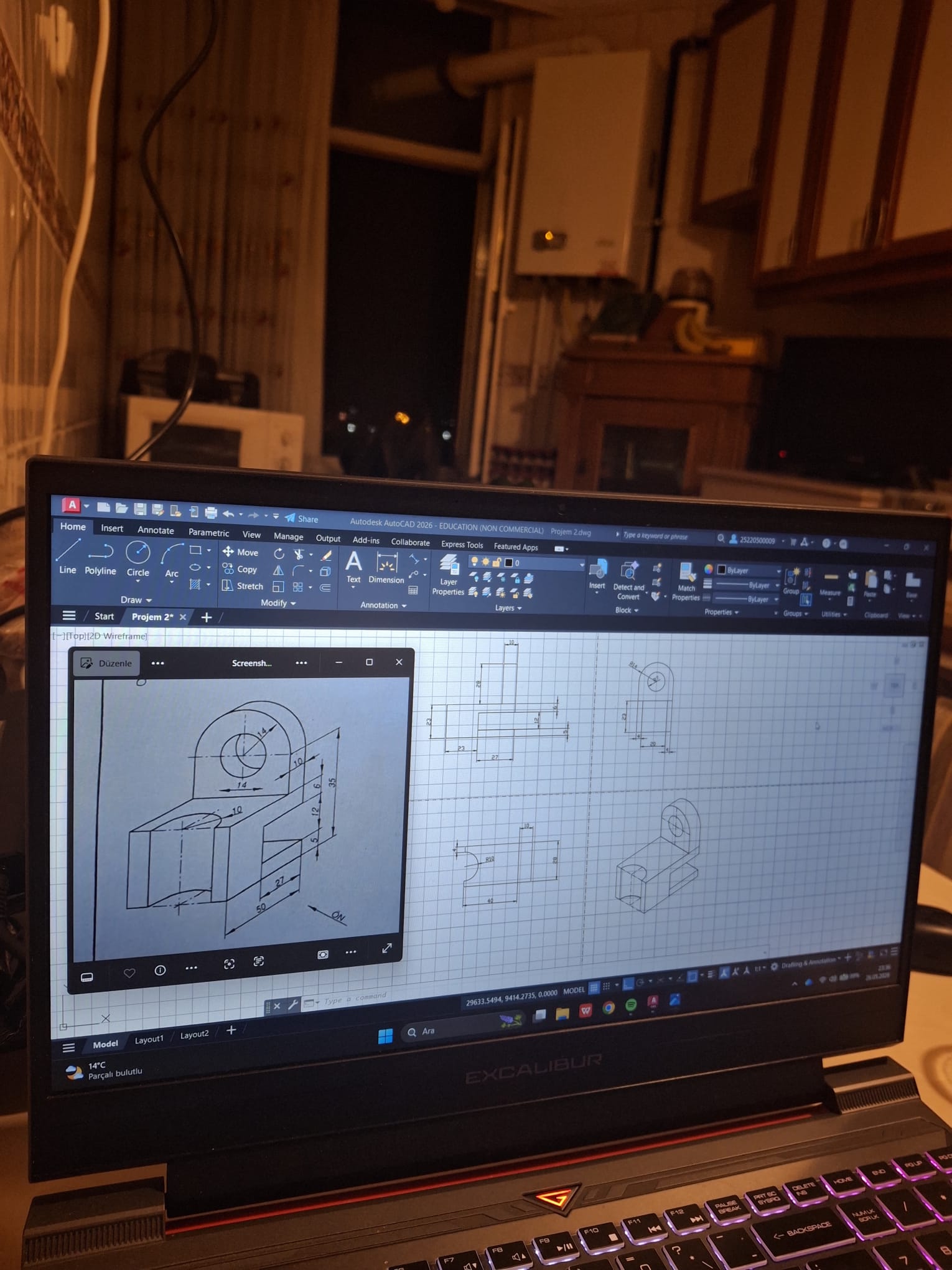 AutoCAD Technical Drawing
